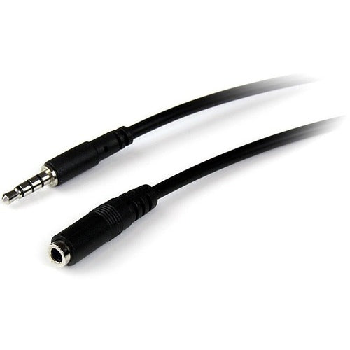 StarTech.com 2m 3.5mm 4 Position TRRS Headset Extension Cable - M/F - Extend the connection distance between your iPhone, mobile phone or computer headset by 2 meters - trrs extension - 4 pole 3.5mm extension