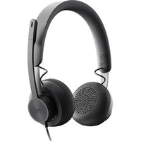 Logitech Zone HeadsetLogitech Zone Headset - Stereo - USB Type C - Wired - 32 Ohm - 20 Hz - 16 kHz - Over-the-head - Binaural - Circumaural - 6.2 ft Cable - Uni-directional, Omni-directional Microphone Less