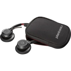 Plantronics B825-M Voyager Focus UC Headset (Without Stand) - Stereo - Wireless - Bluetooth - Over-the-head - Binaural - Supra-aural Less