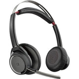 Plantronics B825-M Voyager Focus UC Headset (Without Stand) - Stereo - Wireless - Bluetooth - Over-the-head - Binaural - Supra-aural Less