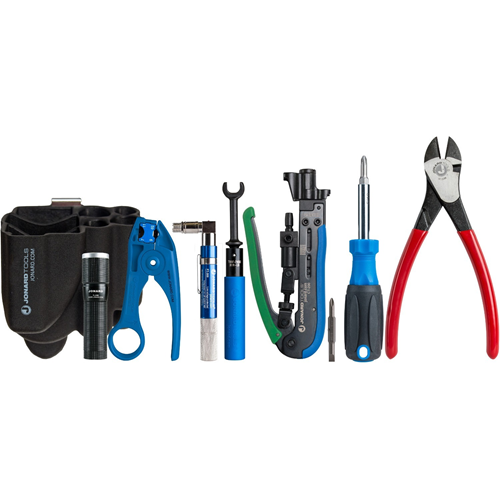 Jonard Tools TK-85 COAX Tool Kit with Universal Compression Tool for RG59/6/7/11 Cables