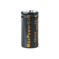 MaxPowerCell CR123A 3V Cylindrical Lithium Battery