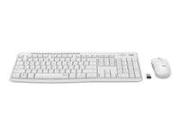 LOGITECH MK295 SILENT - KEYBOARD AND MOUSE SET - OFF WHITE