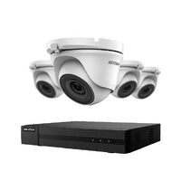 Hikvision EKT-K41T24 2MP Surveillance Value Express TurboHD 5-Piece Kit,  (1) ERT-K2041 DVR (1 TB HDD), (4) TurboHD ECT-T12F2 Cameras