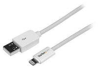 1M WHITE 8-PIN LIGHTNING TO USB CABLE