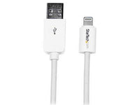 1M WHITE 8-PIN LIGHTNING TO USB CABLE