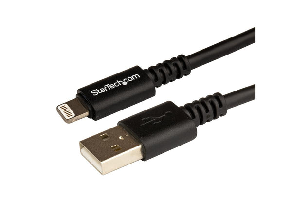 LIGHTNING TO USB CABLE 10 FT BLACK 8-PIN