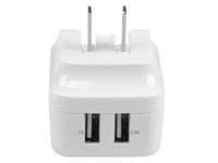 DUAL PORT USB WALL CHARGER 17W/3.4A